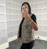 Leopard Print Waistcoat