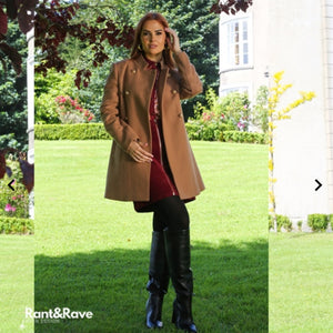 Rant & Rave -'Ashley' Camel Coat