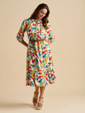Brakeburn - ‘Falling Leaves’ Midi Dress