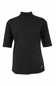 Kenny S -Black Crew Neck Top