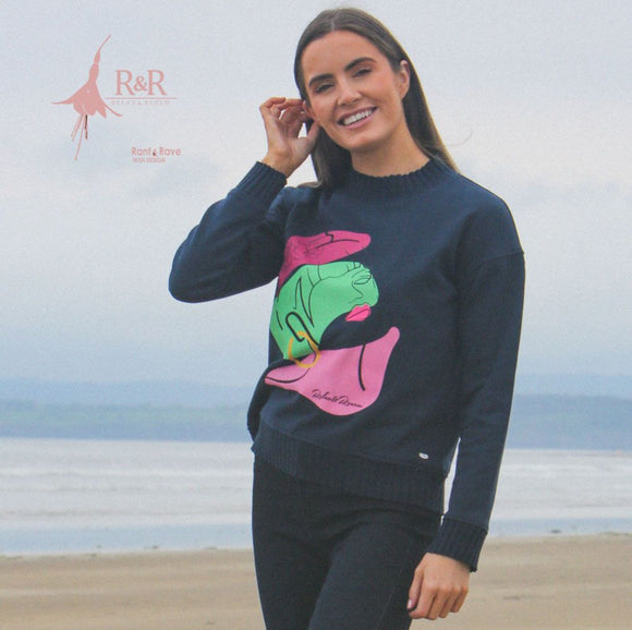 Rant & Rave -'Jennifer' Navy Sweater