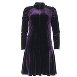 Rant & Rave -'Olympia' Purple Velvet Dress