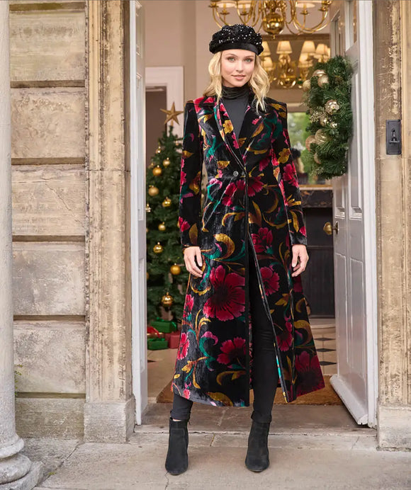 Joe Browns - Statement Boutique Printed Velvet Coat